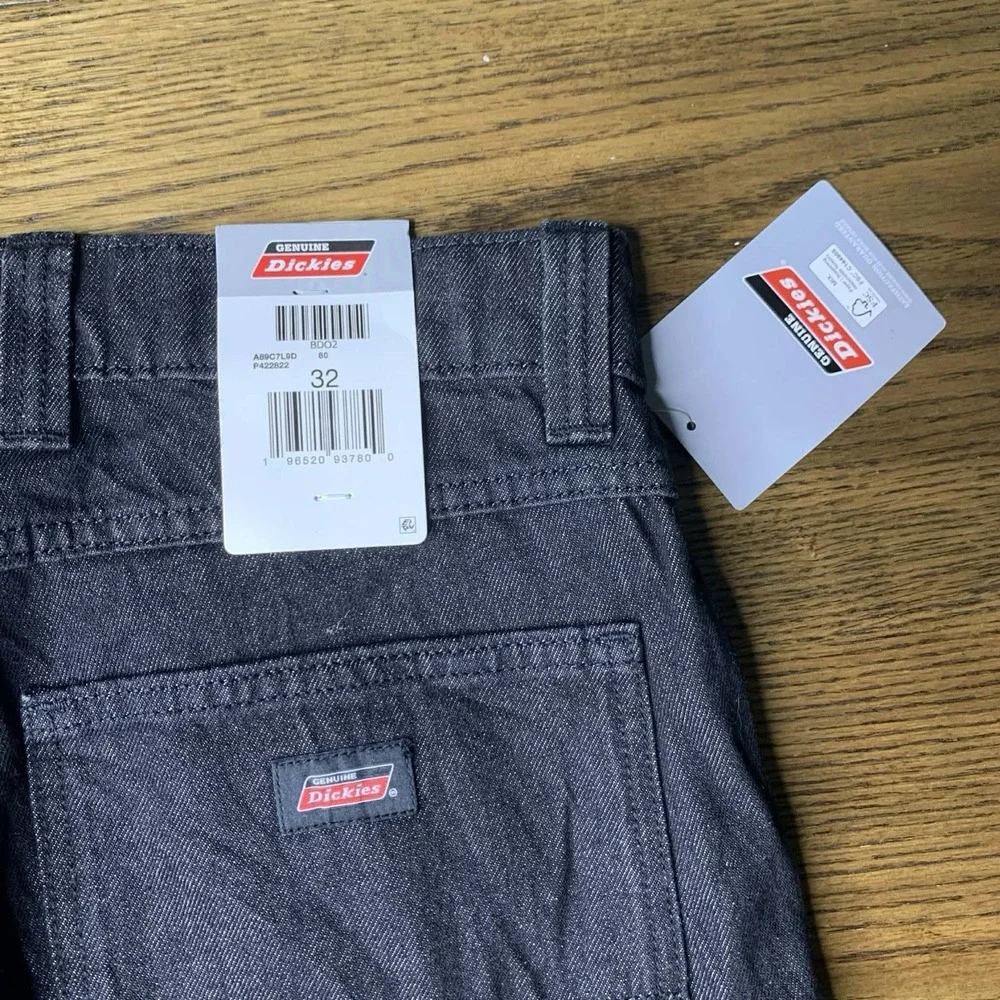 Dickies Denim Skate Shorts Flat Front Punk Jorts Utility Carpenter